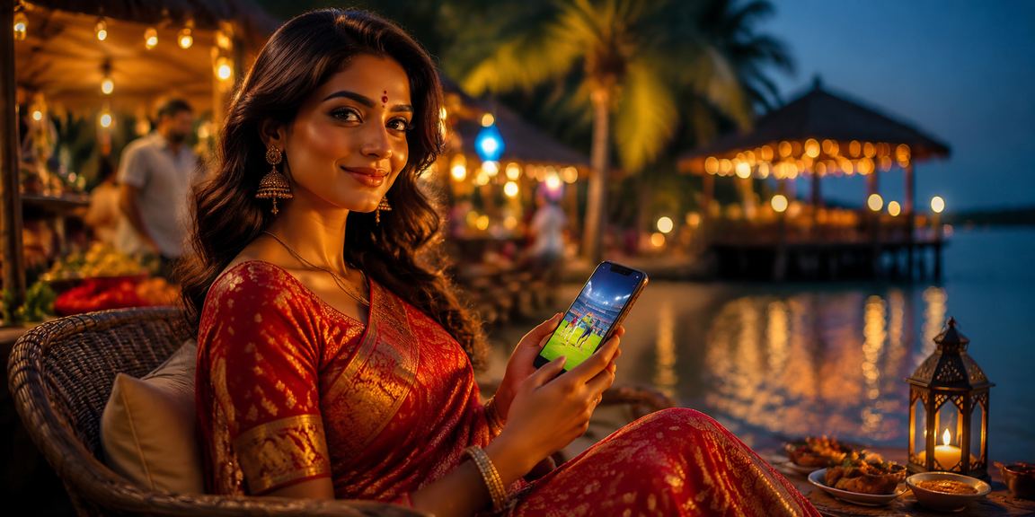 Cricket fans enjoying betting experience in scenic Kerala